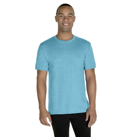 Jerzees 88MR Short Sleeve 88/12 Snow Heather T-Shirt - Gorvex.com