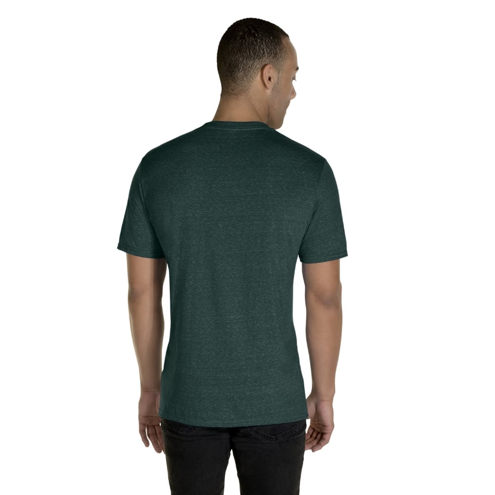 Jerzees 88MR Short Sleeve 88/12 Snow Heather T-Shirt - Gorvex.com