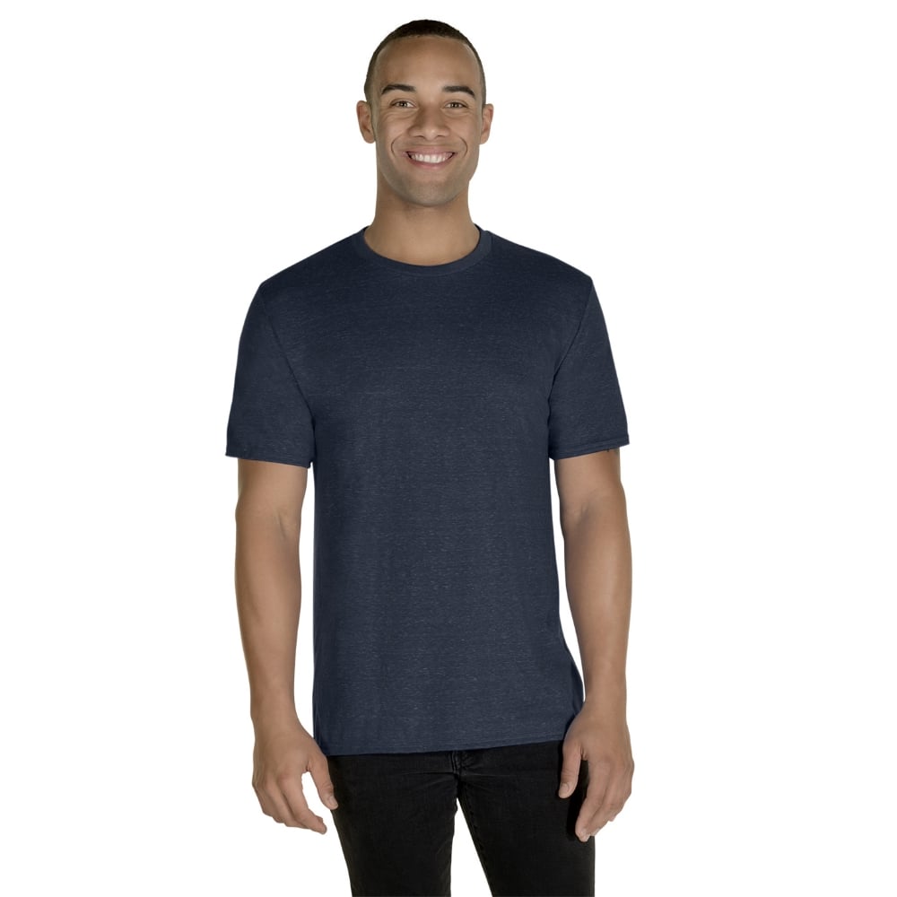 Jerzees 88MR Short Sleeve 88/12 Snow Heather T-Shirt - Gorvex.com