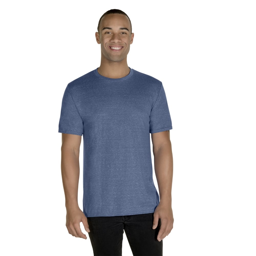 Jerzees 88MR Short Sleeve 88/12 Snow Heather T-Shirt - Gorvex.com