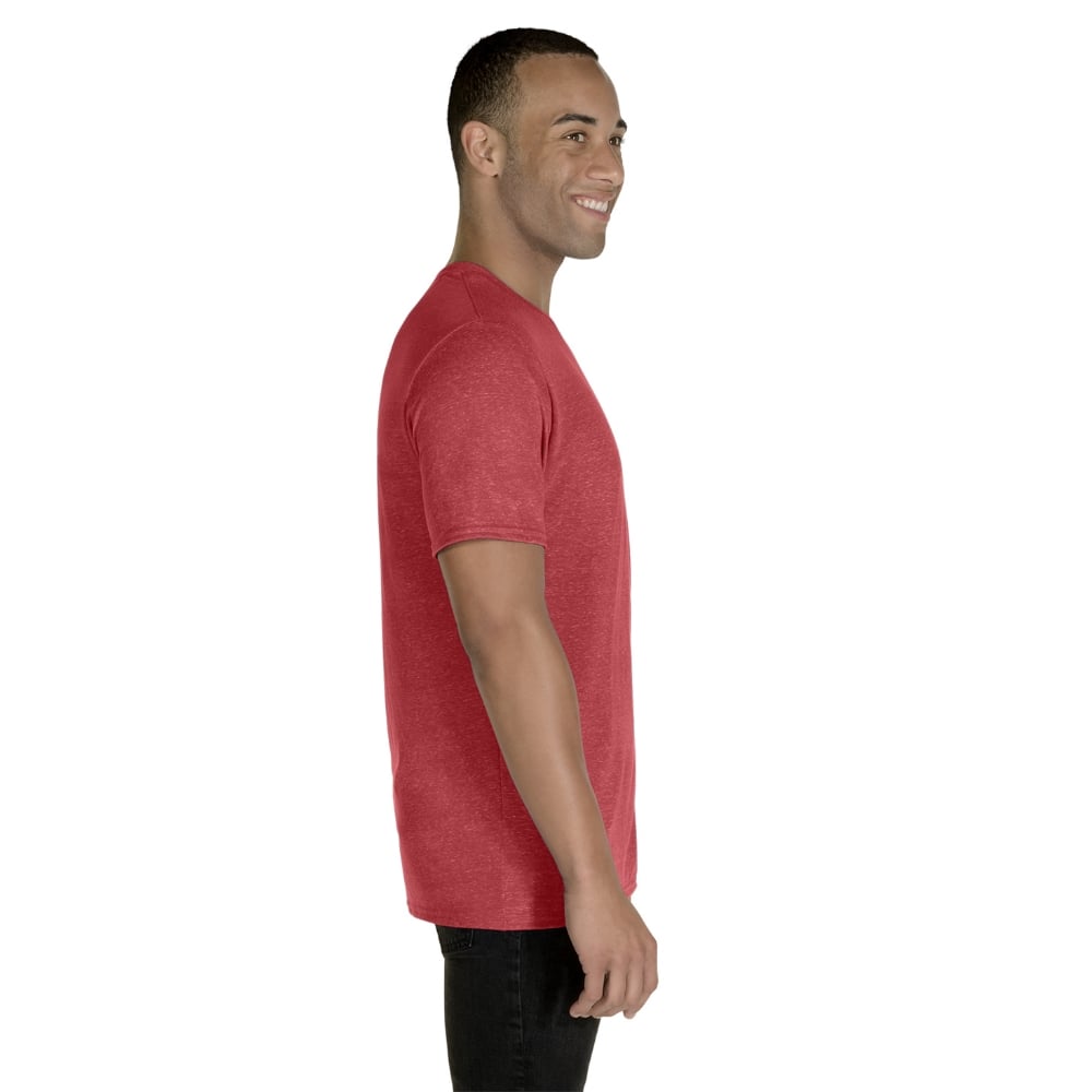 Jerzees 88MR Short Sleeve 88/12 Snow Heather T-Shirt - Gorvex.com