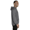 Jerzees 90MR 66/34 Snow Heather French Terry Pullover Hood Sweatshirt - Gorvex.com