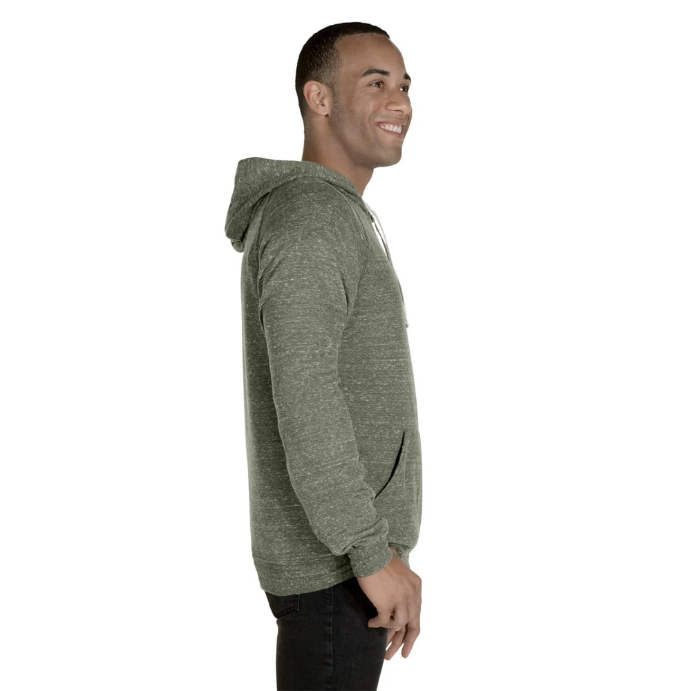 Jerzees 90MR 66/34 Snow Heather French Terry Pullover Hood Sweatshirt - Gorvex.com