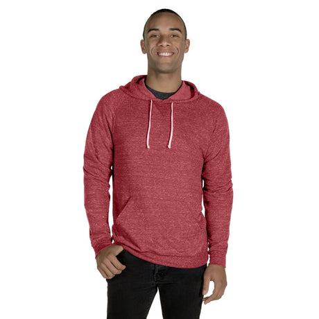 Jerzees 90MR 66/34 Snow Heather French Terry Pullover Hood Sweatshirt - Gorvex.com