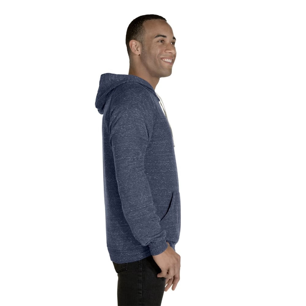 Jerzees 90MR 66/34 Snow Heather French Terry Pullover Hood Sweatshirt - Gorvex.com