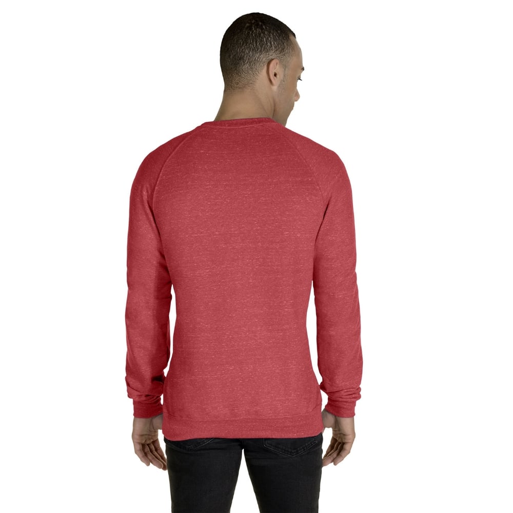 Jerzees 91MR Snow Heather French Terry Crewneck Sweatshirt - Gorvex.com