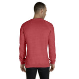 Jerzees 91MR Snow Heather French Terry Crewneck Sweatshirt - Gorvex.com