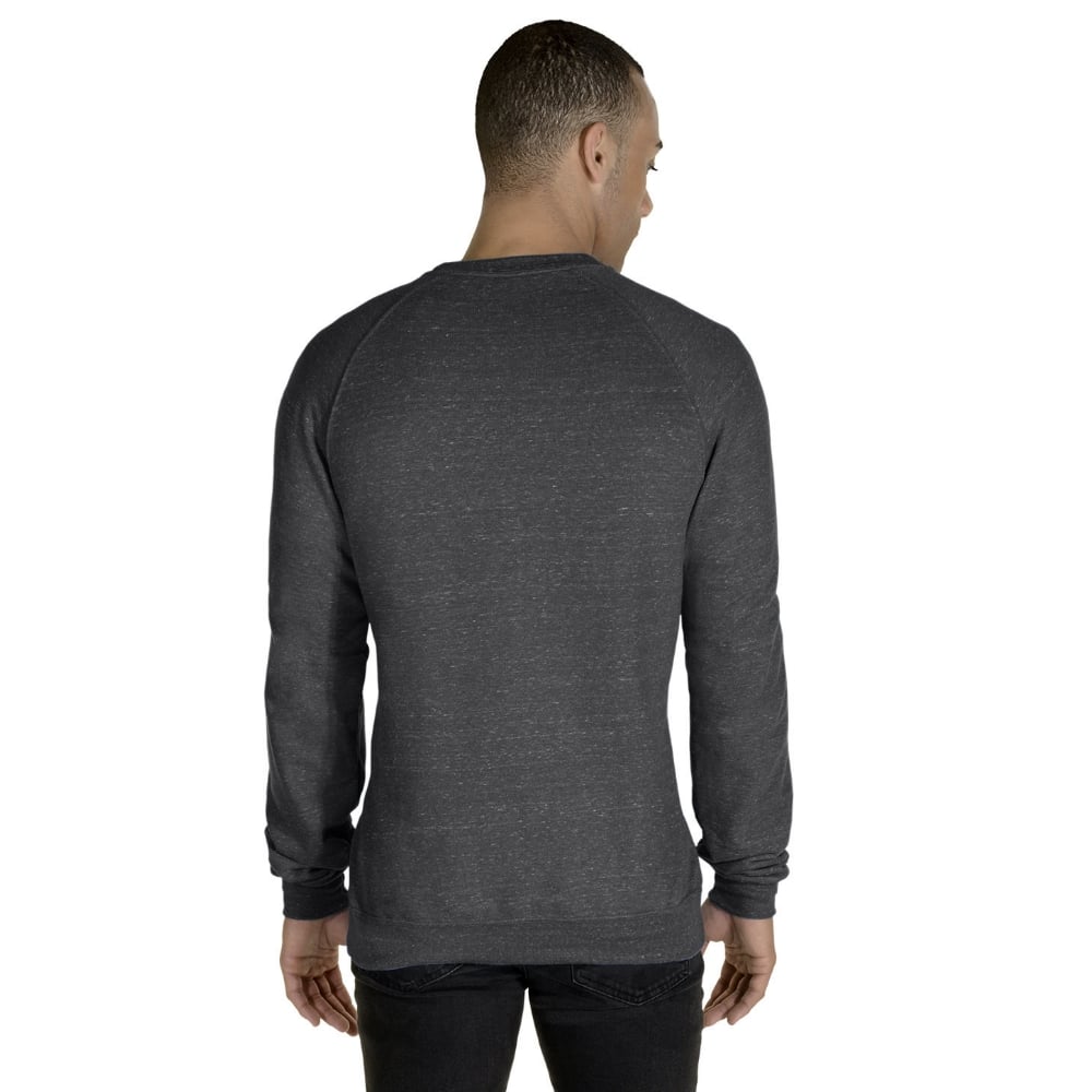 Jerzees 91MR Snow Heather French Terry Crewneck Sweatshirt - Gorvex.com