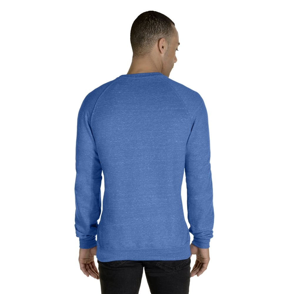 Jerzees 91MR Snow Heather French Terry Crewneck Sweatshirt - Gorvex.com