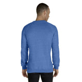 Jerzees 91MR Snow Heather French Terry Crewneck Sweatshirt - Gorvex.com