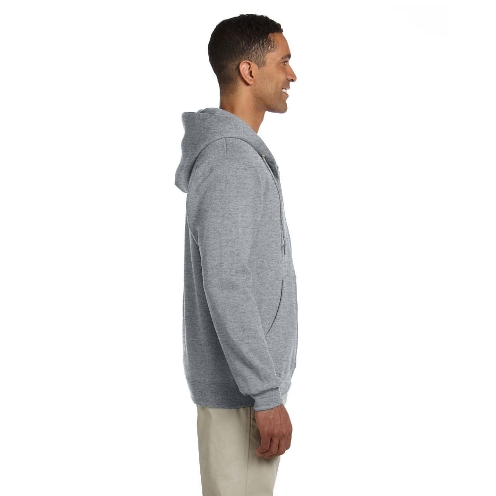 Jerzees NuBlend® 4999 Super Sweats Full - Zip Hooded Sweatshirt - Gorvex.com