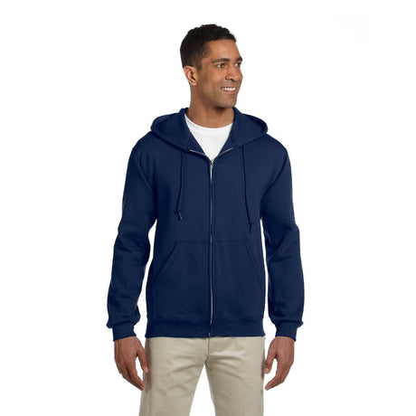 Jerzees NuBlend® 4999 Super Sweats Full - Zip Hooded Sweatshirt - Gorvex.com