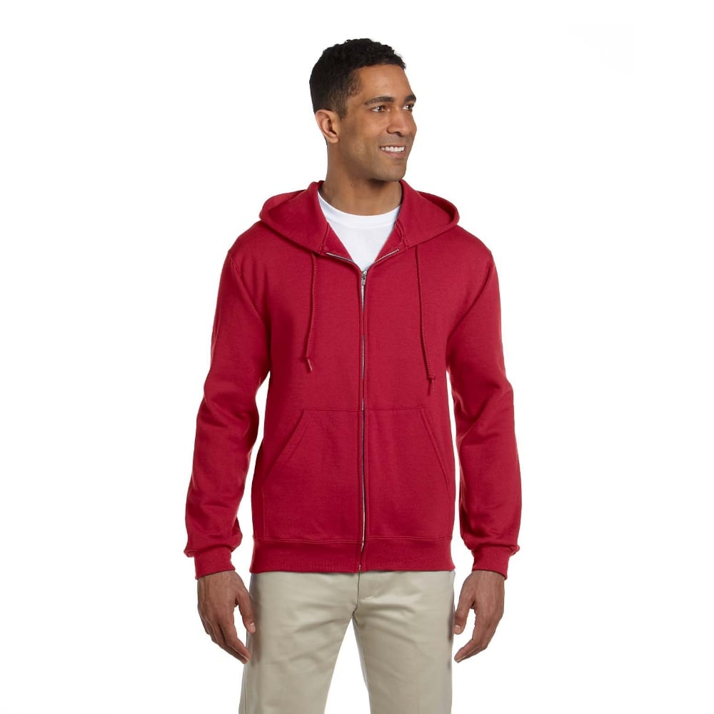 Jerzees NuBlend® 4999 Super Sweats Full - Zip Hooded Sweatshirt - Gorvex.com