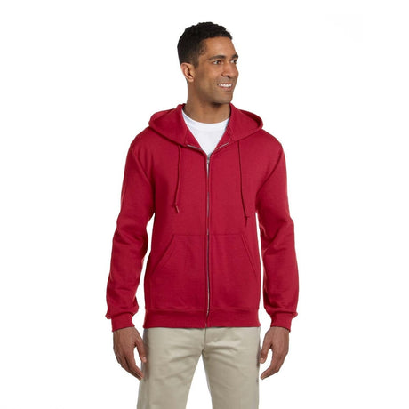 Jerzees NuBlend® 4999 Super Sweats Full - Zip Hooded Sweatshirt - Gorvex.com