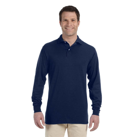 Jerzees SpotShield™ 437ML Long - Sleeve Jersey Polo Shirt - Gorvex.com