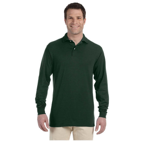 Jerzees SpotShield™ 437ML Long - Sleeve Jersey Polo Shirt - Gorvex.com