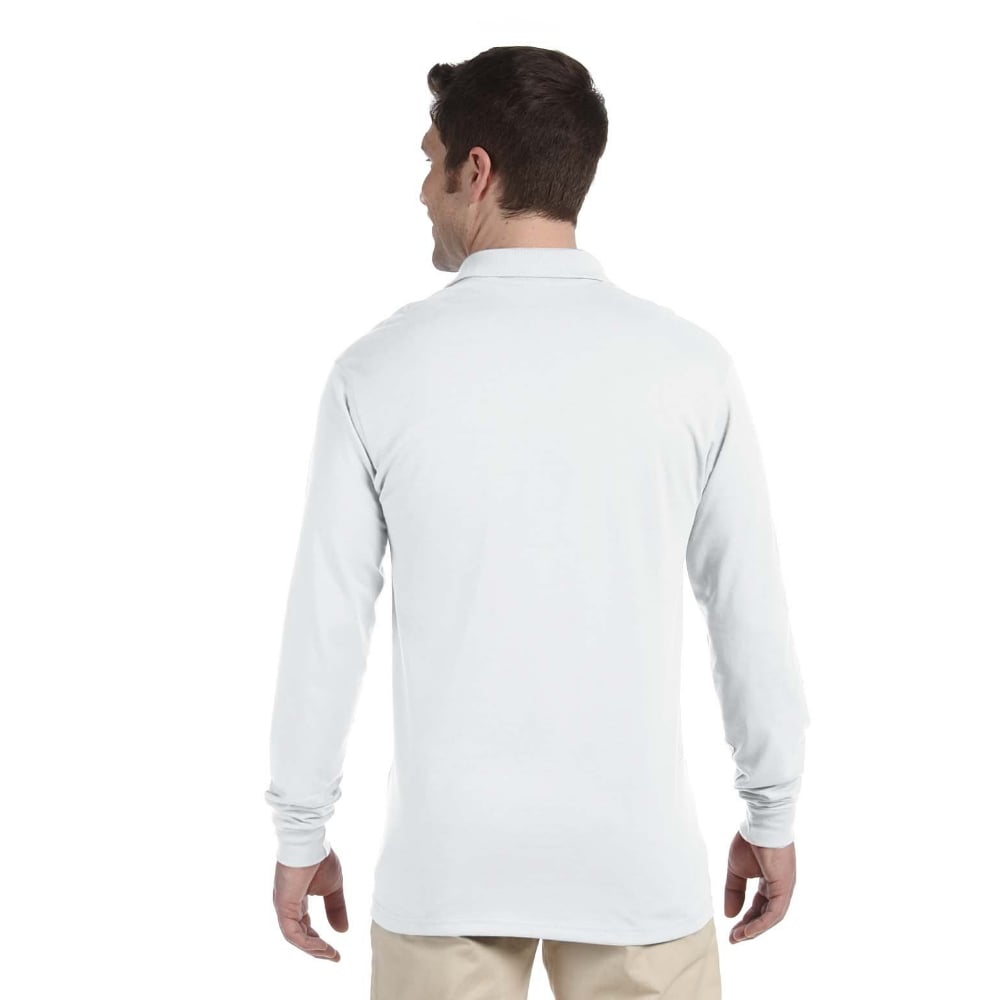 Jerzees SpotShield™ 437ML Long - Sleeve Jersey Polo Shirt - Gorvex.com