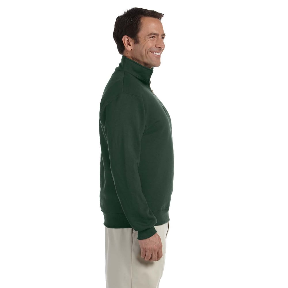 Jerzees Super Sweats® NuBlend® 4528 Quarter - Zip Collar Sweatshirt - Gorvex.com