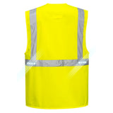 Portwest L476 Orion Hi Vis LED Executive Vest with Zipper Closure