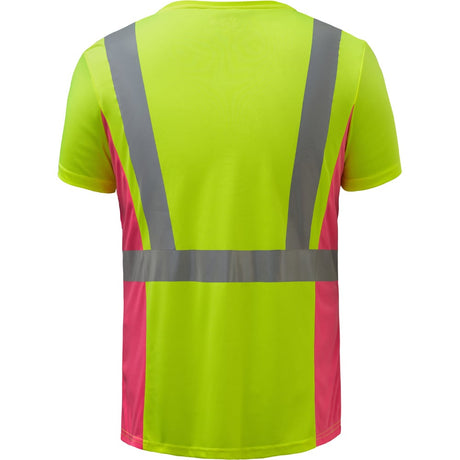 Ladies Short Sleeve Hi Vis Safety T-Shirt, Class 2 - Gorvex.com