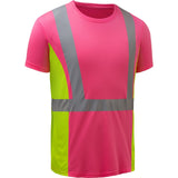 Ladies Short Sleeve Hi Vis Safety T-Shirt, Class 2 - Gorvex.com