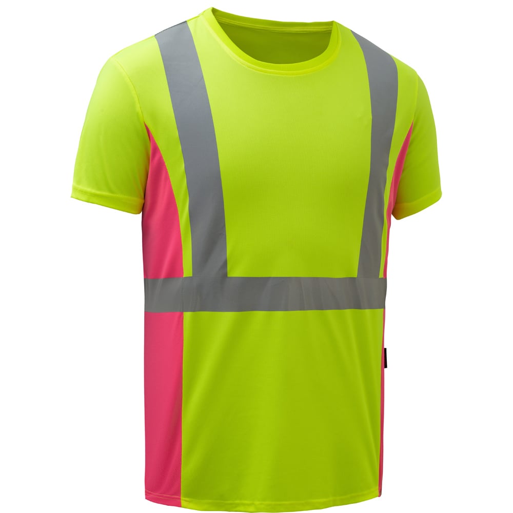 Ladies Short Sleeve Hi Vis Safety T-Shirt, Class 2 - Gorvex.com