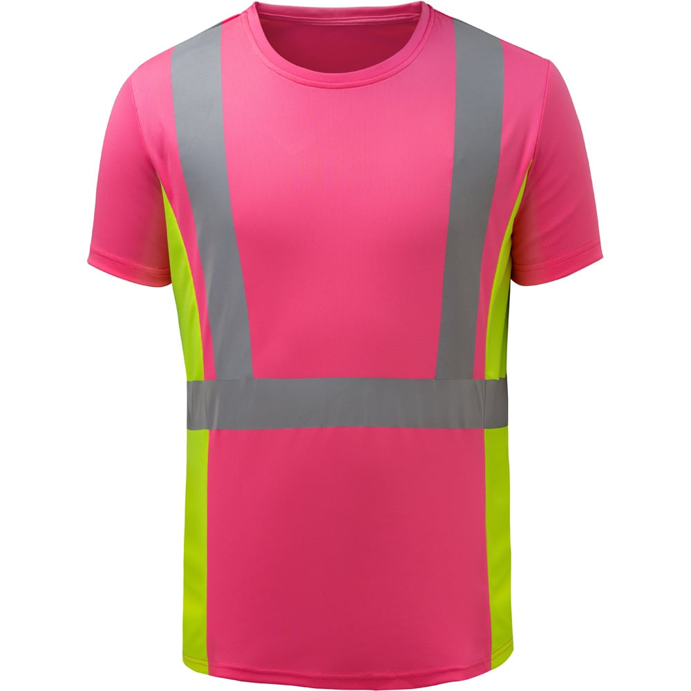 Ladies Short Sleeve Hi Vis Safety T-Shirt, Class 2 - Gorvex.com