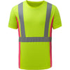 Ladies Short Sleeve Hi Vis Safety T-Shirt, Class 2 - Gorvex.com