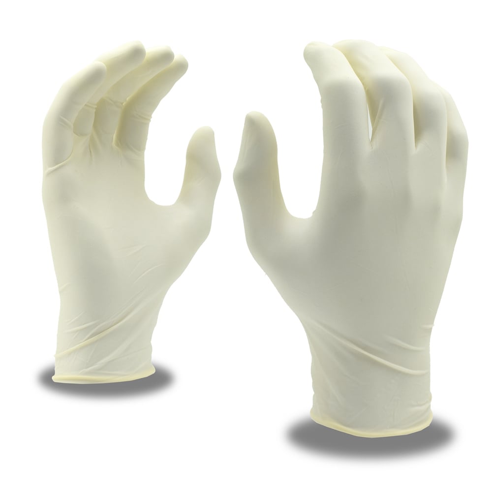 Cordova Silver™ 4015 Industrial Grade Powder-Free Disposable Latex Glove, 1 case (10 boxes)