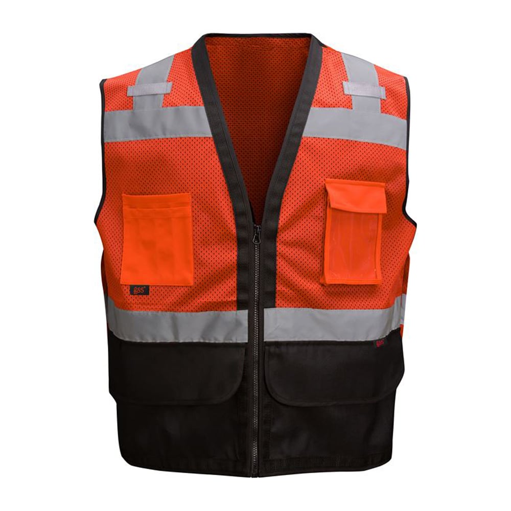 Premium Heavy Duty Surveyor Safety Vest With 6 Pockets