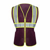 Two-Tone Mesh Ladies' Safety Vest with Adjustable Waist