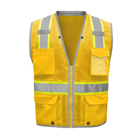 Hype-Lite Enhanced Visibility Safety Vest with Inner iPad Pockets