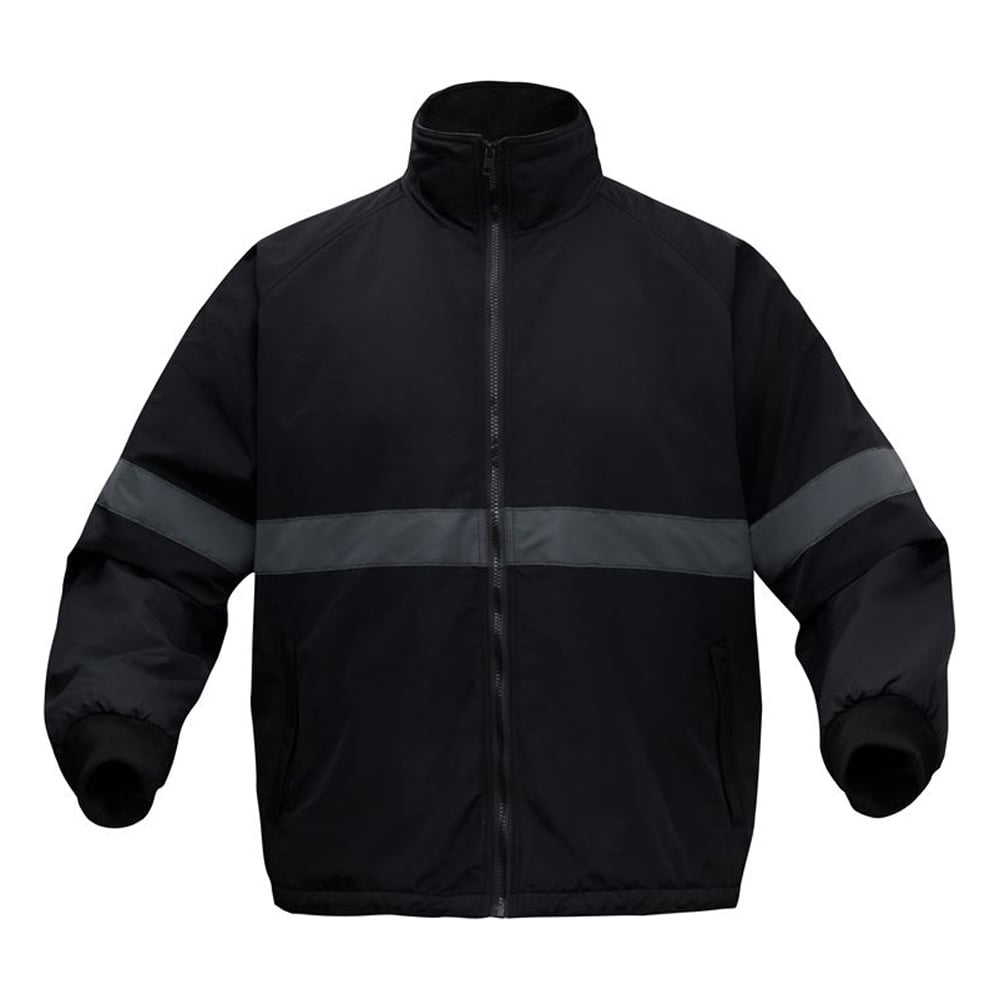 Nylon Waterproof Fleece Parka with Reflective Tape