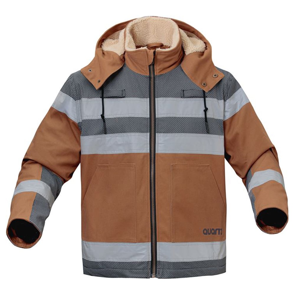 Quartz Non-ANSI Sherpa-Lined Winter Jacket with Reflective Tape