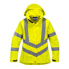 Portwest LW70 Ladies Hi Vis Breathable Jacket with Side Draw Cord