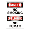 No Smoking Peligro No Fumar Sign