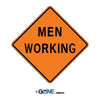 Men Working - Construction Traffic Sign, 36", Aluminum HIP Reflective - Gorvex.com