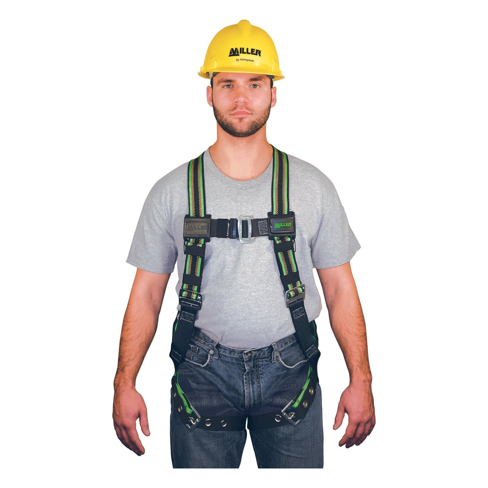 Miller DuraFlex™ 650 Series Harness with Back D - Ring & Tongue Buckle - Gorvex.com