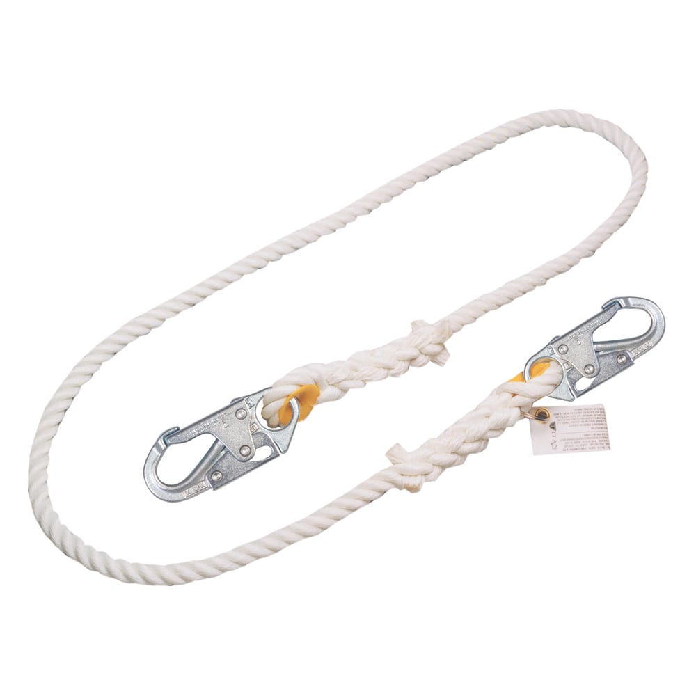 Miller Titan™ 6' Rope Lanyard with Two Locking Snap Hooks - Gorvex.com