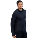 Mobile Cooling MCMT07 Men's Odor Control 1/4 Zip Long Sleeve T-Shirt - Gorvex.com