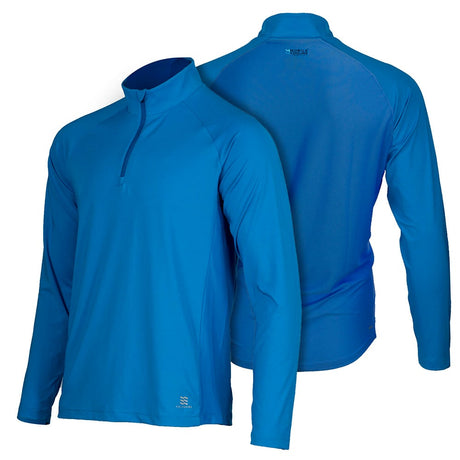 Mobile Cooling MCMT07 Men's Odor Control 1/4 Zip Long Sleeve T-Shirt - Gorvex.com