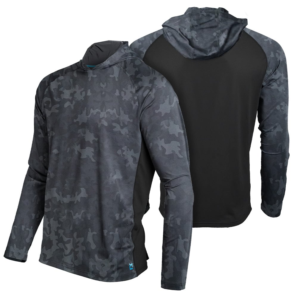 Mobile Cooling MCMT11 Men's Anti - Odor Moisture - Wicking Hooded Pullover - Gorvex.com