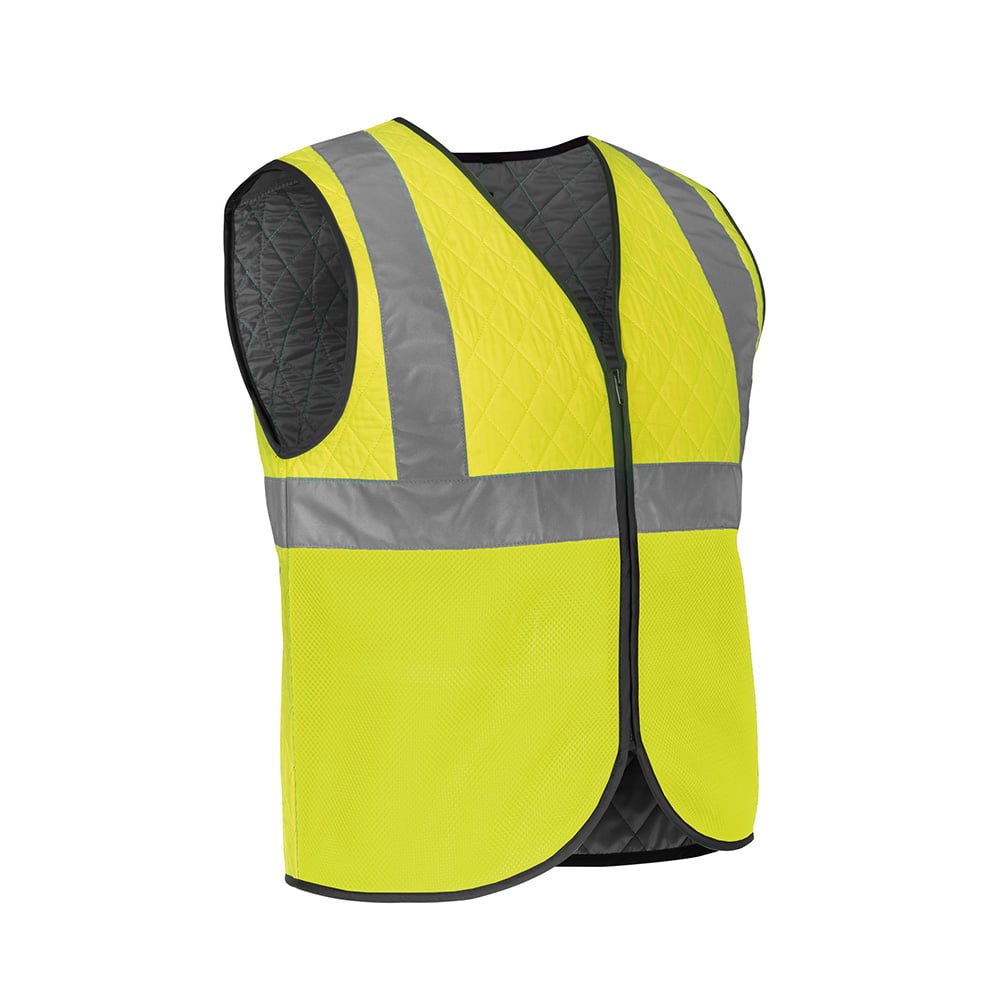 Mobile Cooling MCUV02 Pro Hi Vis Class 2 UPF 50+ V - Neck Unisex Vest - Gorvex.com