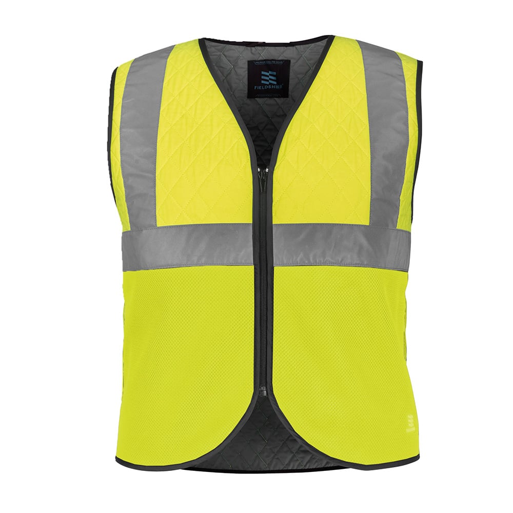 Mobile Cooling MCUV02 Pro Hi Vis Class 2 UPF 50+ V - Neck Unisex Vest - Gorvex.com