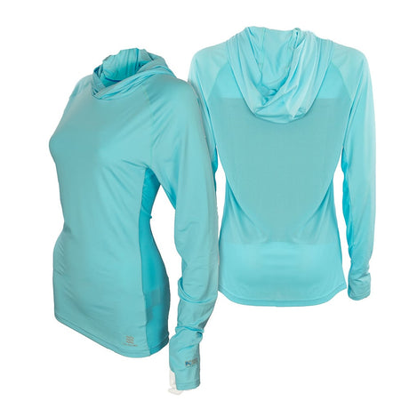 Mobile Cooling MCWT03 Women's Fast Drying Sun Protection Hooded Tee - Gorvex.com