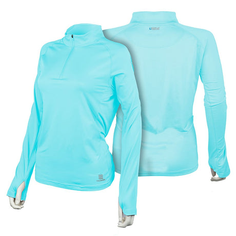 Mobile Cooling MCWT07 Women's Odor Control Long Sleeve with 1/4 Zip - Gorvex.com