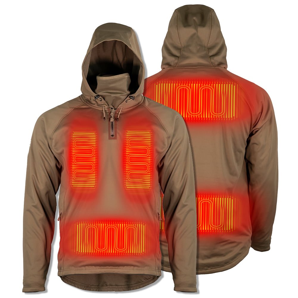 Mobile Warming MWMJ3034 Men's Agarics Heated Athletic Pullover Jacket - Gorvex.com