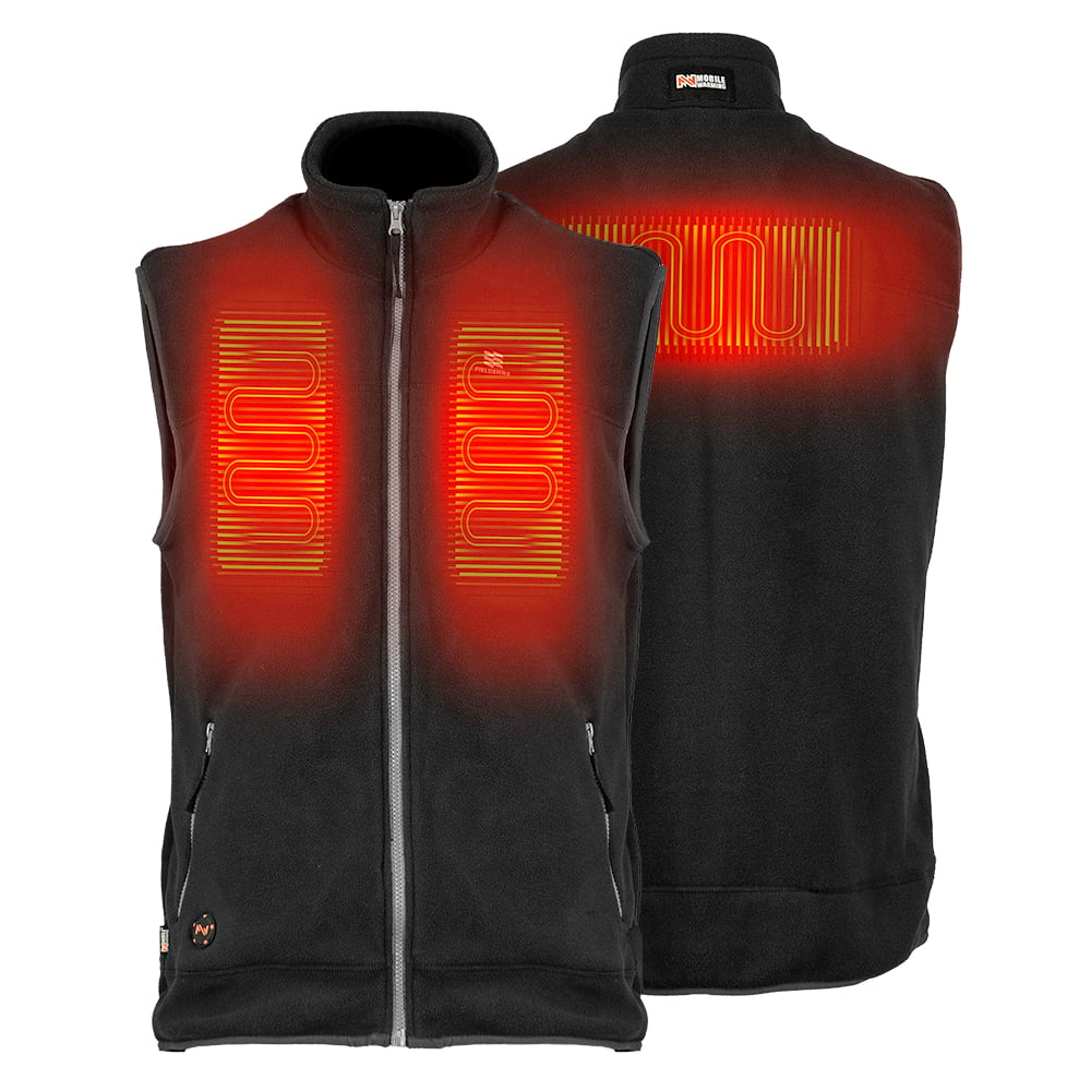 Mobile Warming MWMV17 Trek Men's Fleece Heated Vest - Gorvex.com