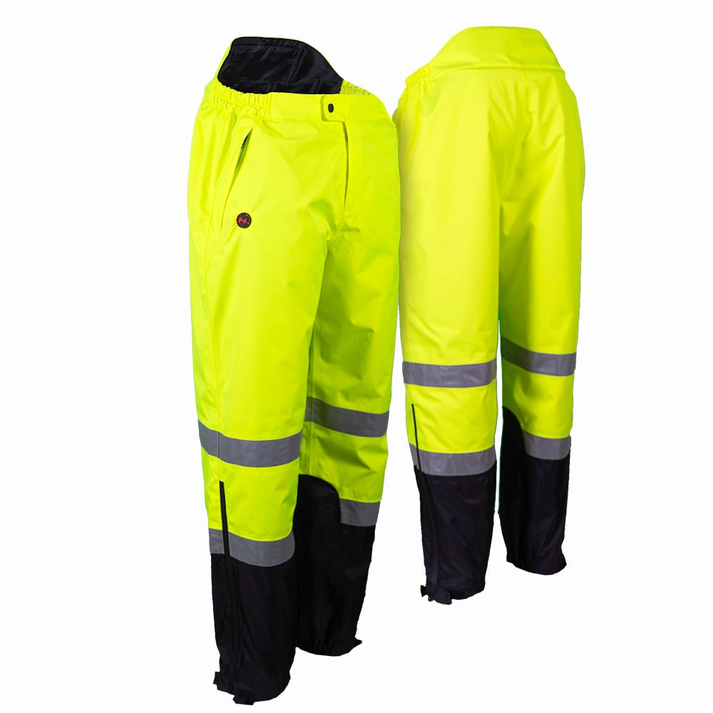 Mobile Warming MWUP15 Men's Hi - Vis Heavy - Duty Waterproof Work Pants - Gorvex.com