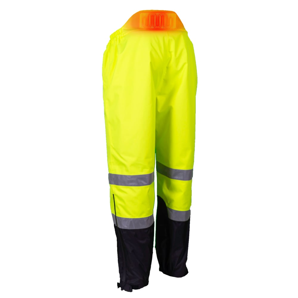 Mobile Warming MWUP15 Men's Hi - Vis Heavy - Duty Waterproof Work Pants - Gorvex.com